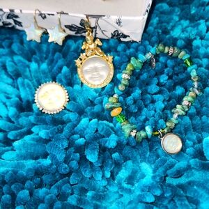 Full face moon jewelry set